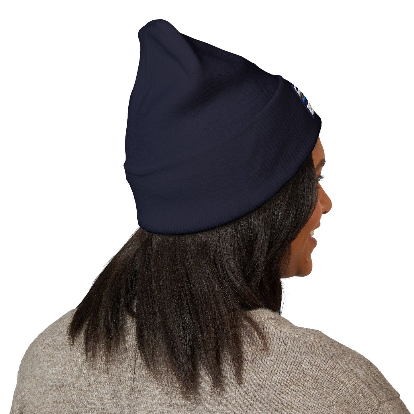 Classic Cuffed Beanie with Personalized Embroidery | Cozy Winter Hat, Customizable Headwear, Rotary International