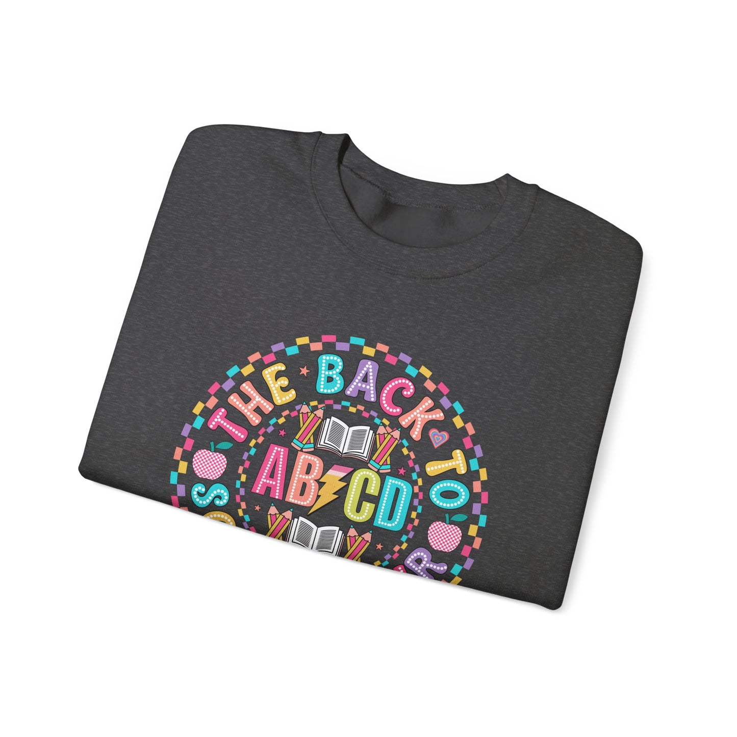 Back to School Crewneck Sweatshirt, Cozy School Apparel, Unisex Sweatshirt
