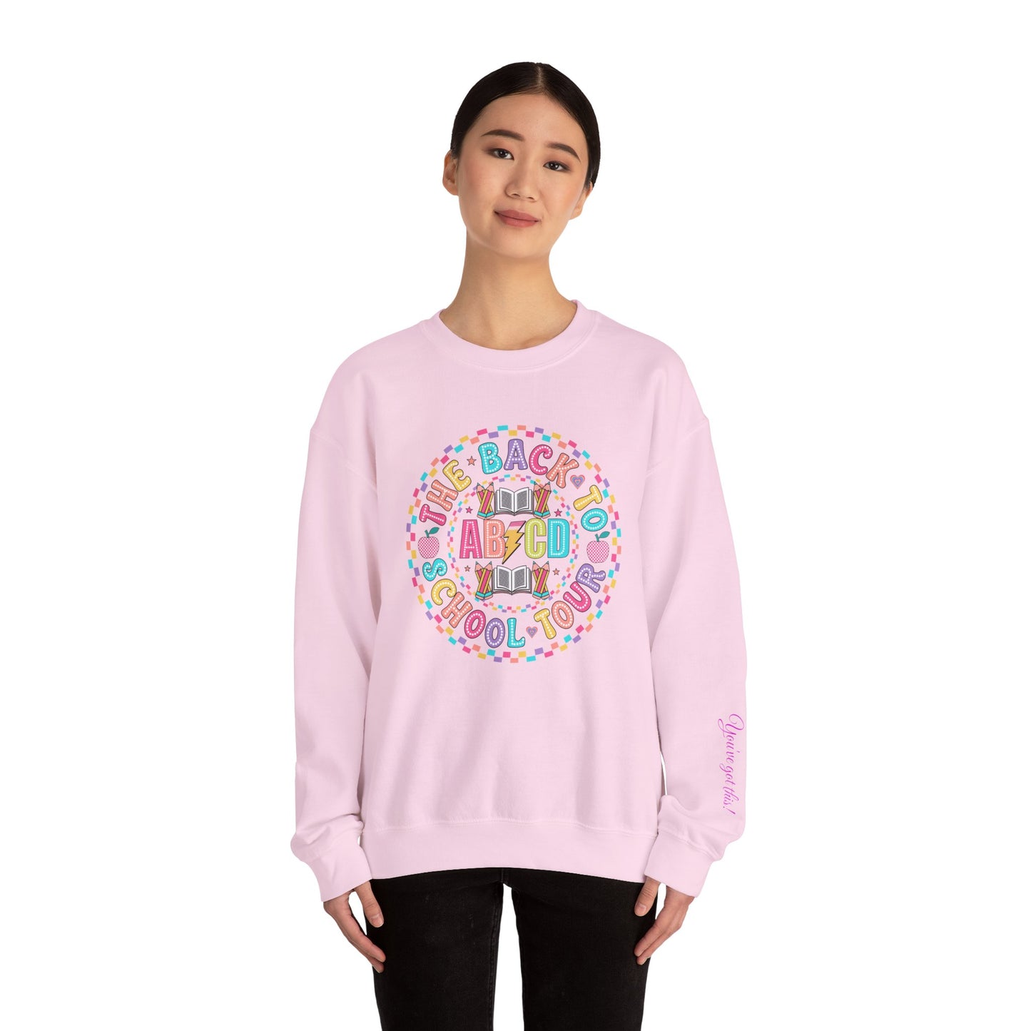 Back to School Crewneck Sweatshirt, Cozy School Apparel, Unisex Sweatshirt
