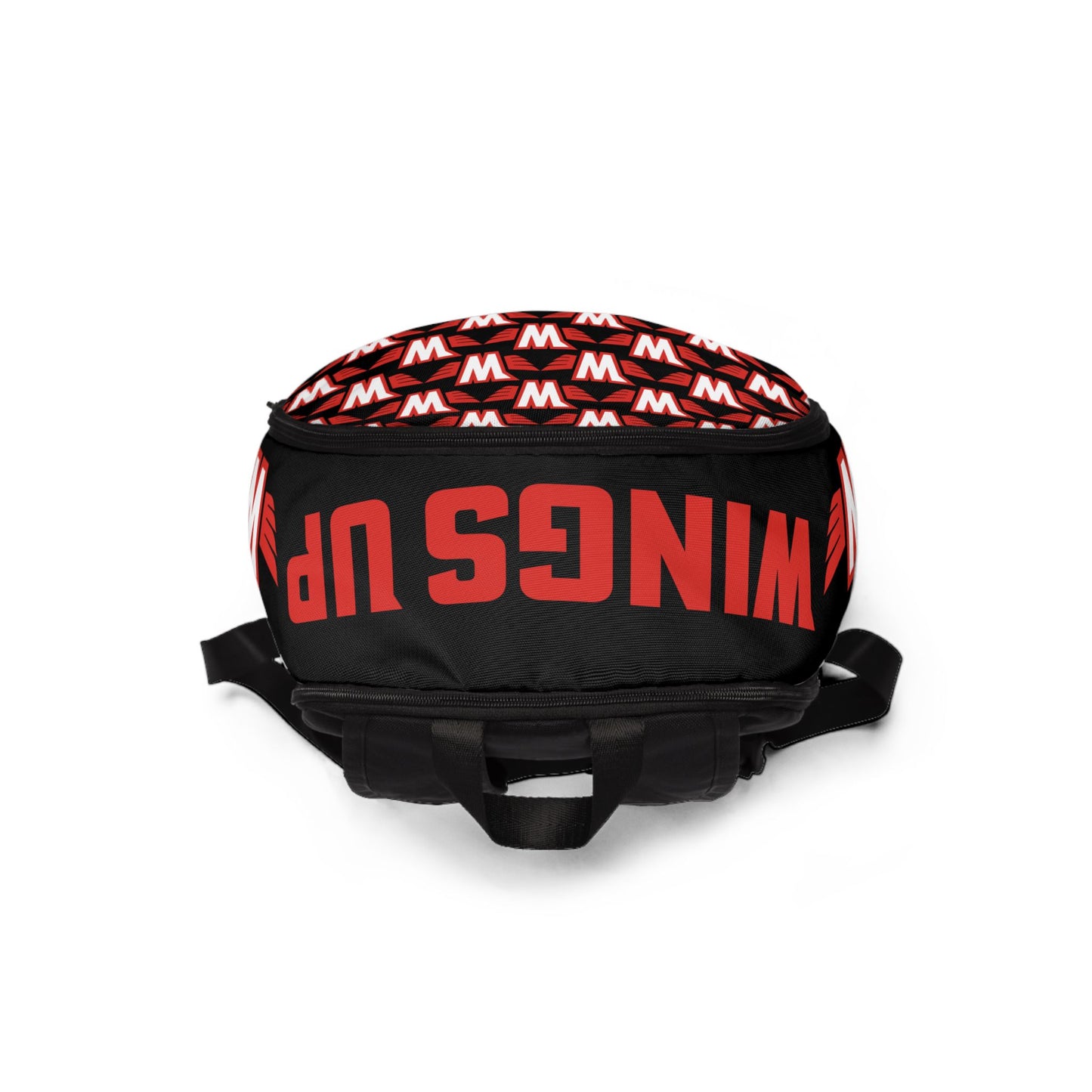 Sporty Unisex Fabric Backpack for Students, School Bag, Westonka White Hawks
