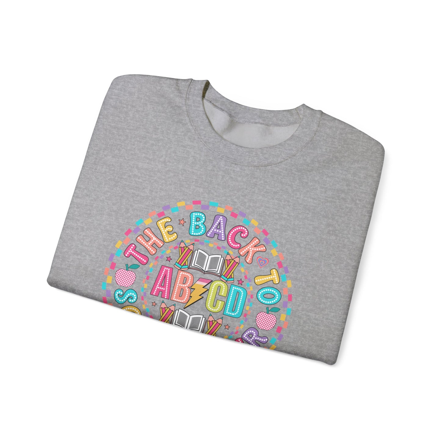 Back to School Crewneck Sweatshirt, Cozy School Apparel, Unisex Sweatshirt