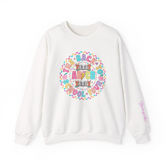 Back to School Crewneck Sweatshirt, Cozy School Apparel, Unisex Sweatshirt