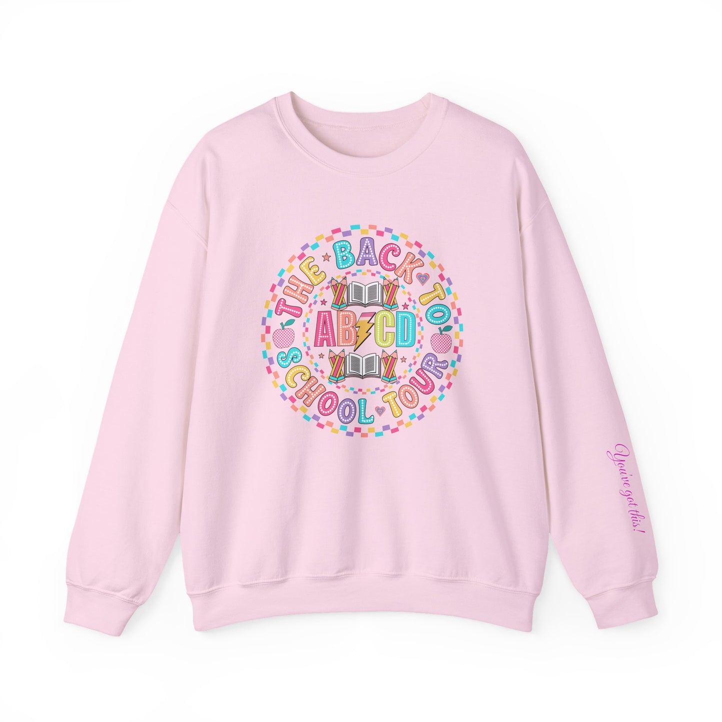 Back to School Crewneck Sweatshirt, Cozy School Apparel, Unisex Sweatshirt