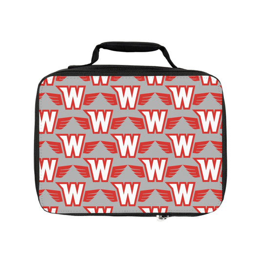 Stylish Insulated Lunch Bag, Westonka White Hawks, Wings up
