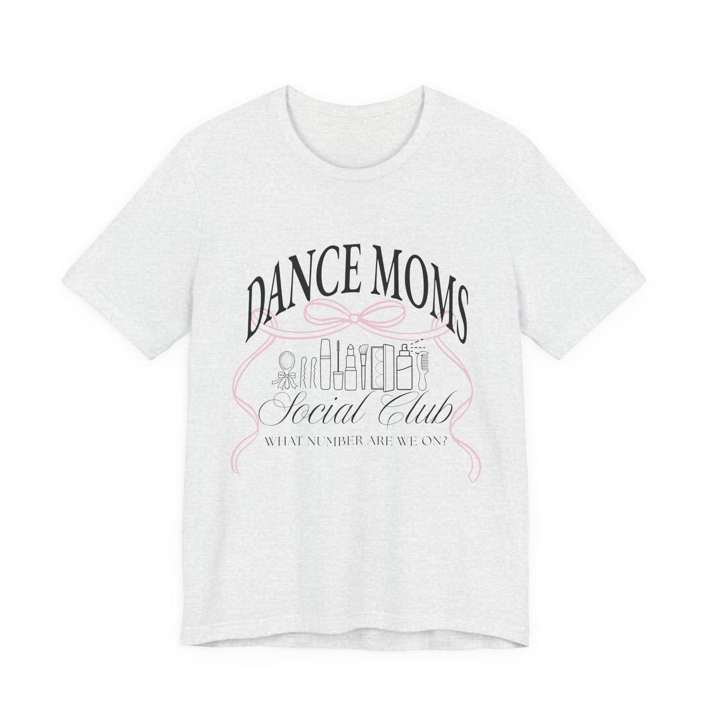Dance Moms Social Club Tee | Ballet Beauty Icons, Pink Ribbon Script
