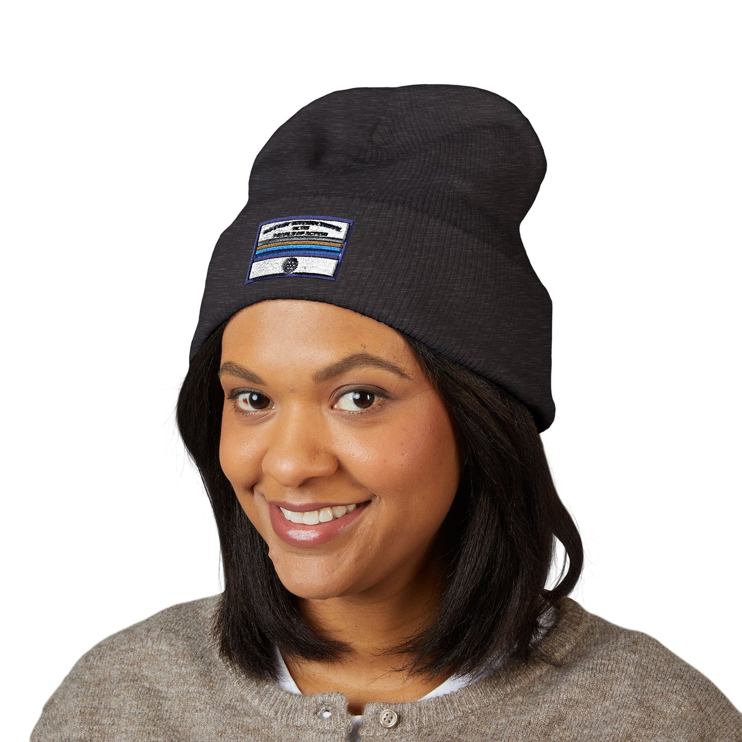 Classic Cuffed Beanie with Personalized Embroidery | Cozy Winter Hat, Customizable Headwear, Rotary International