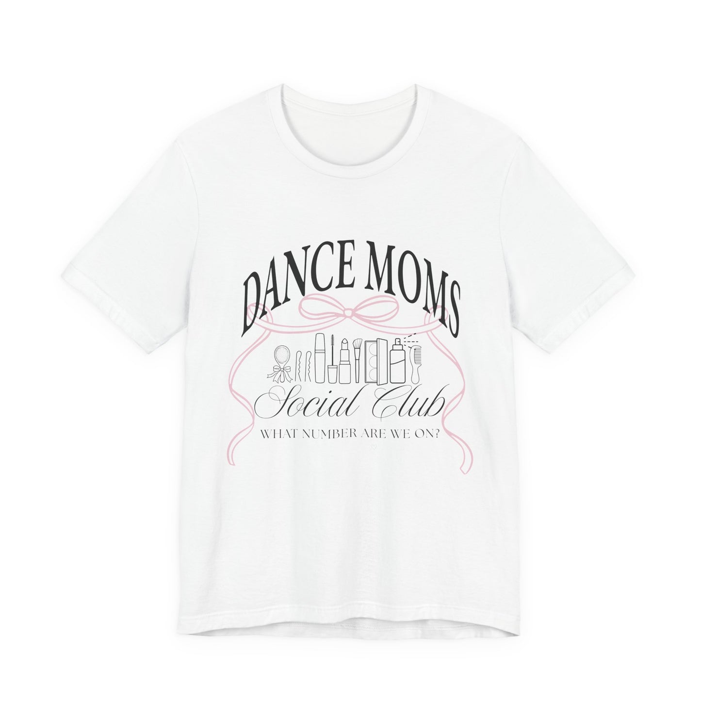 Dance Moms Social Club Tee | Ballet Beauty Icons, Pink Ribbon Script