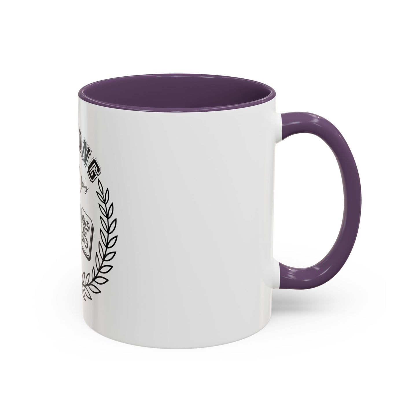 Mahjong Social Club Accent Coffee Mug — Mahjong Tiles Tea Cup (11/15oz)