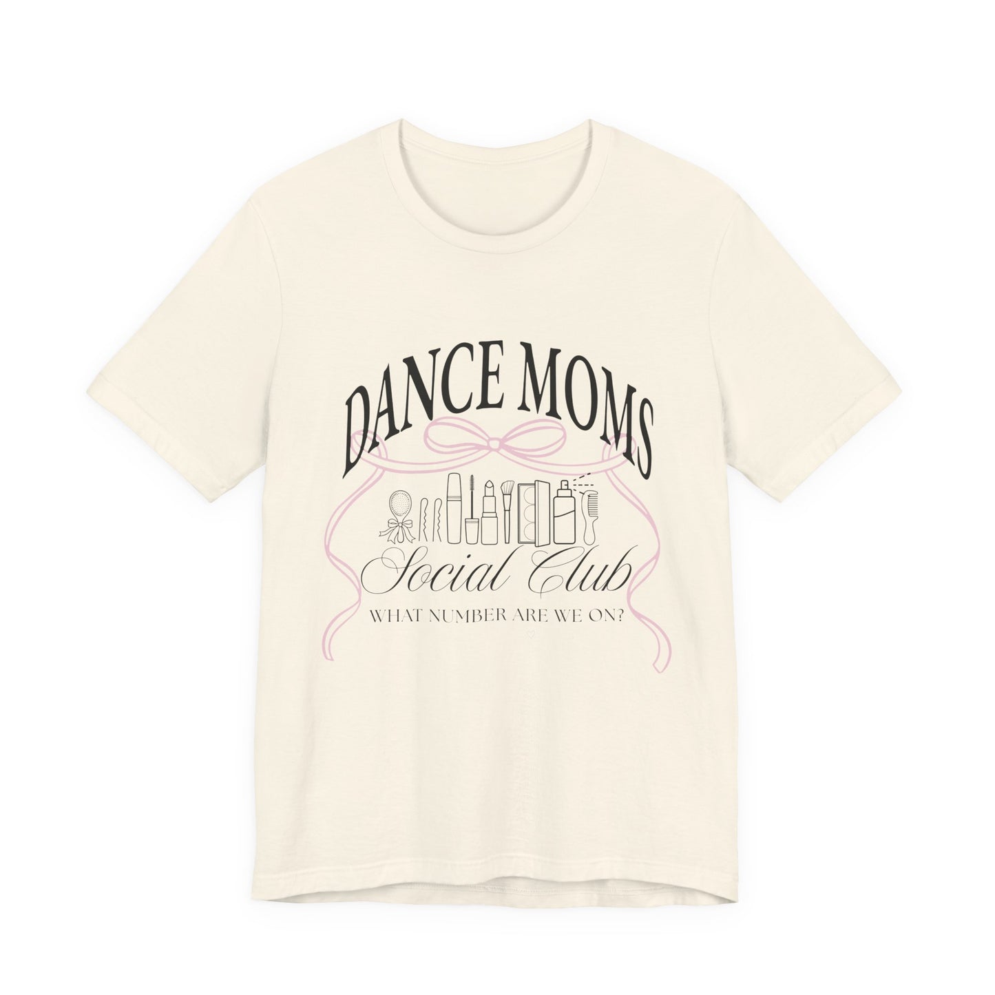 Dance Moms Social Club Tee | Ballet Beauty Icons, Pink Ribbon Script