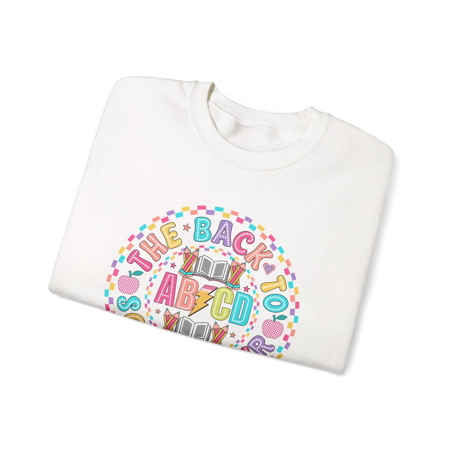 Back to School Crewneck Sweatshirt, Cozy School Apparel, Unisex Sweatshirt