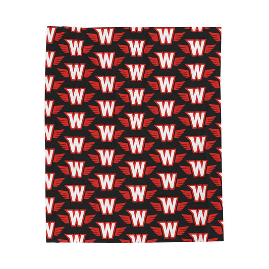 Velveteen Plush Blanket — Westonka Wings Up Blanket
