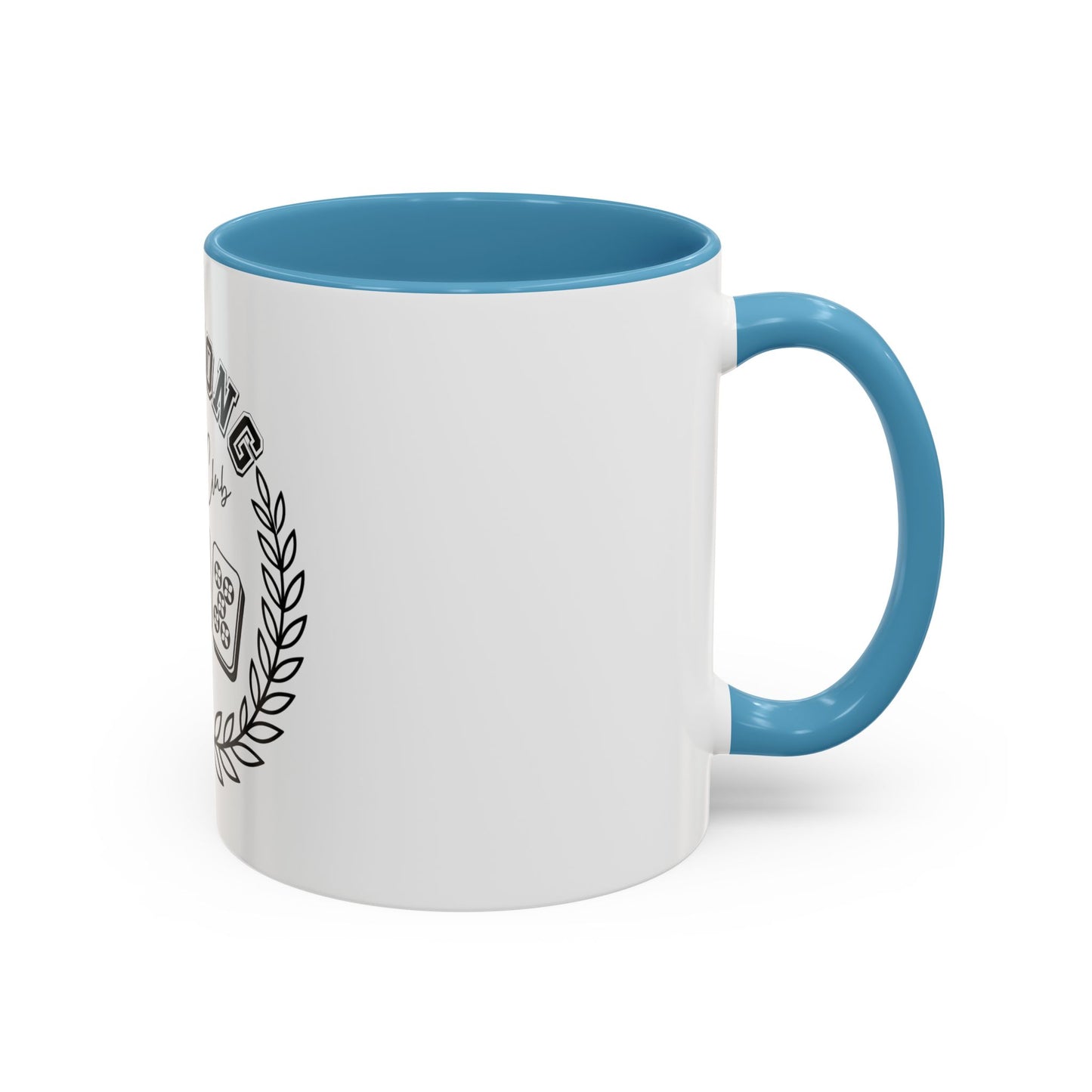 Mahjong Social Club Accent Coffee Mug — Mahjong Tiles Tea Cup (11/15oz)