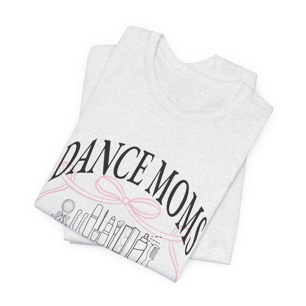 Dance Moms Social Club Tee | Ballet Beauty Icons, Pink Ribbon Script