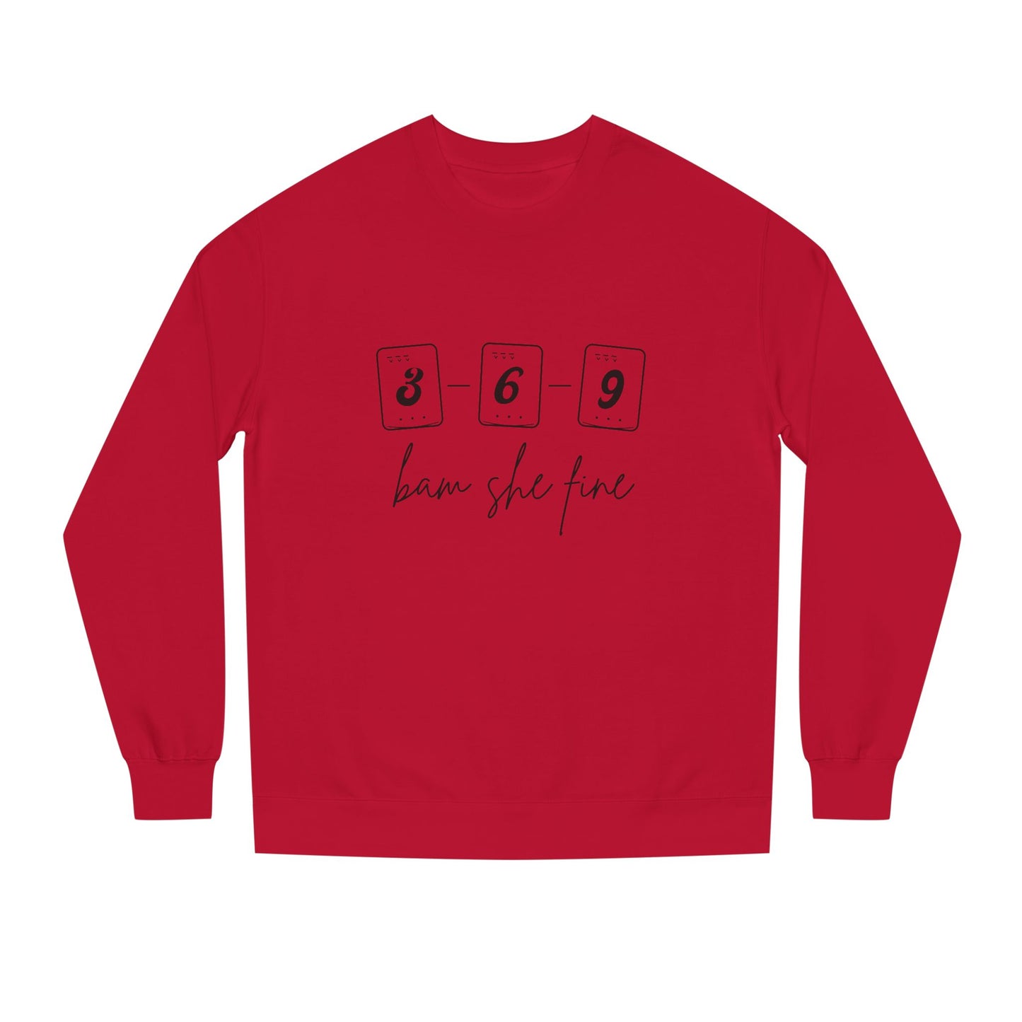 369 bam she fine Mahjong Crewneck Sweatshirt
