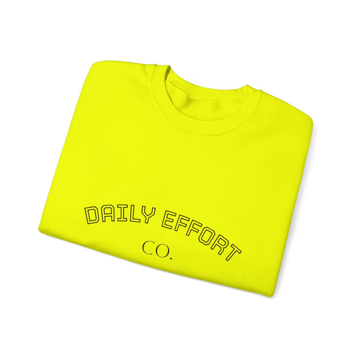Daily Effort Unisex Crewneck Sweatshirt - Cozy Casual Wear, Everyday Comfort, Gift for Motivators, Trendy Wardrobe Addition