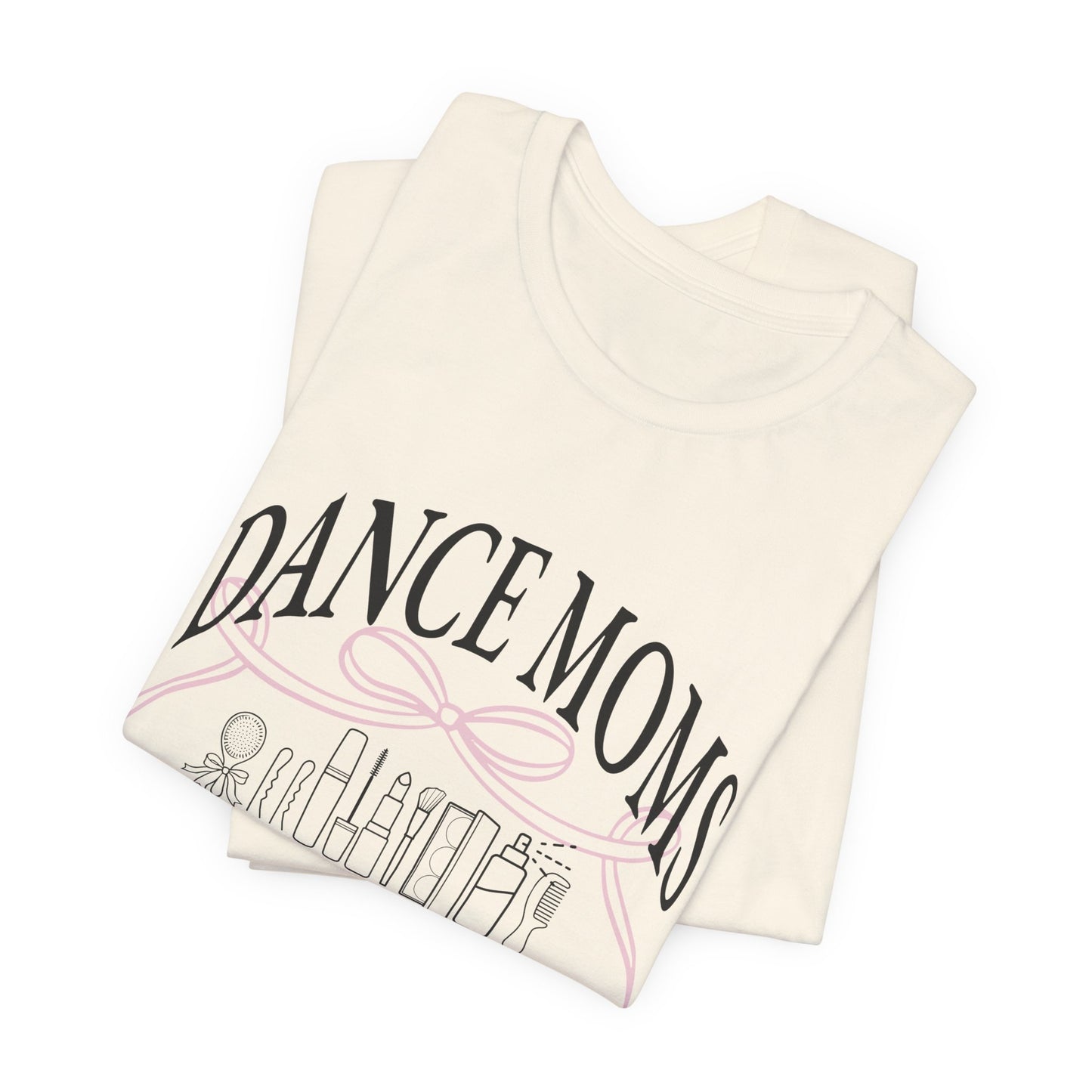Dance Moms Social Club Tee | Ballet Beauty Icons, Pink Ribbon Script