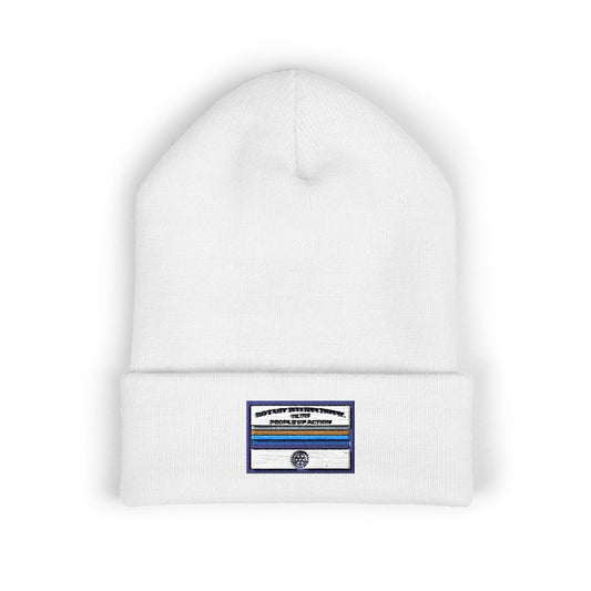 Classic Cuffed Beanie with Personalized Embroidery | Cozy Winter Hat, Customizable Headwear, Rotary International