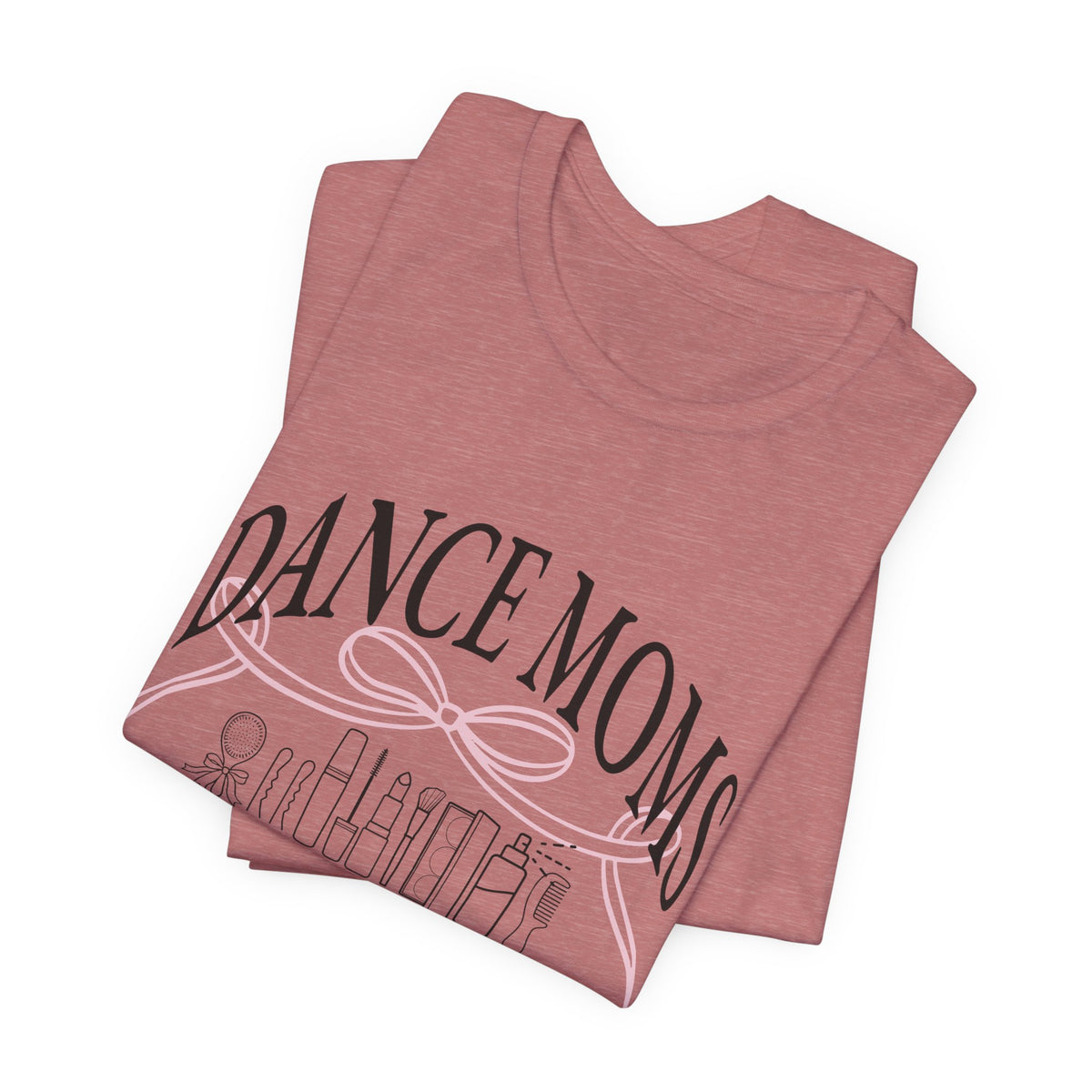Dance Moms Social Club Tee | Ballet Beauty Icons, Pink Ribbon Script