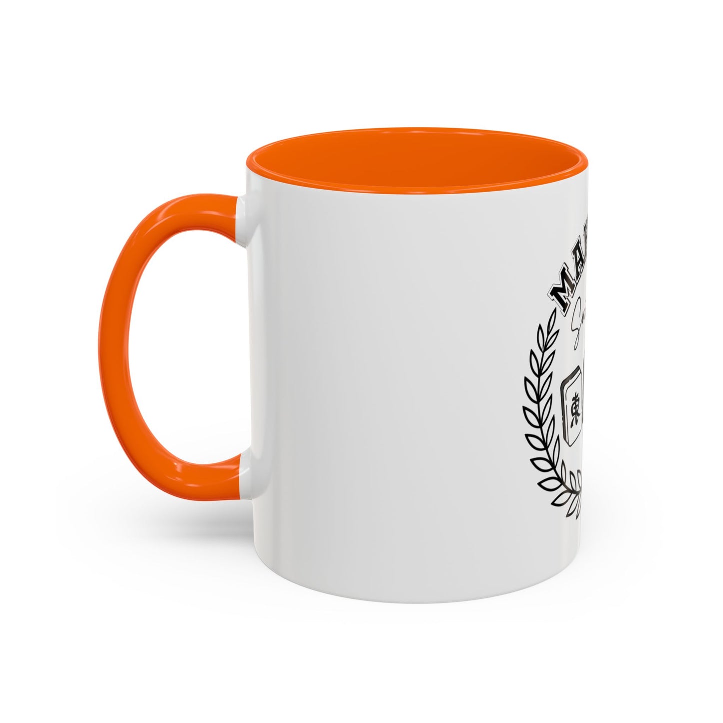 Mahjong Social Club Accent Coffee Mug — Mahjong Tiles Tea Cup (11/15oz)