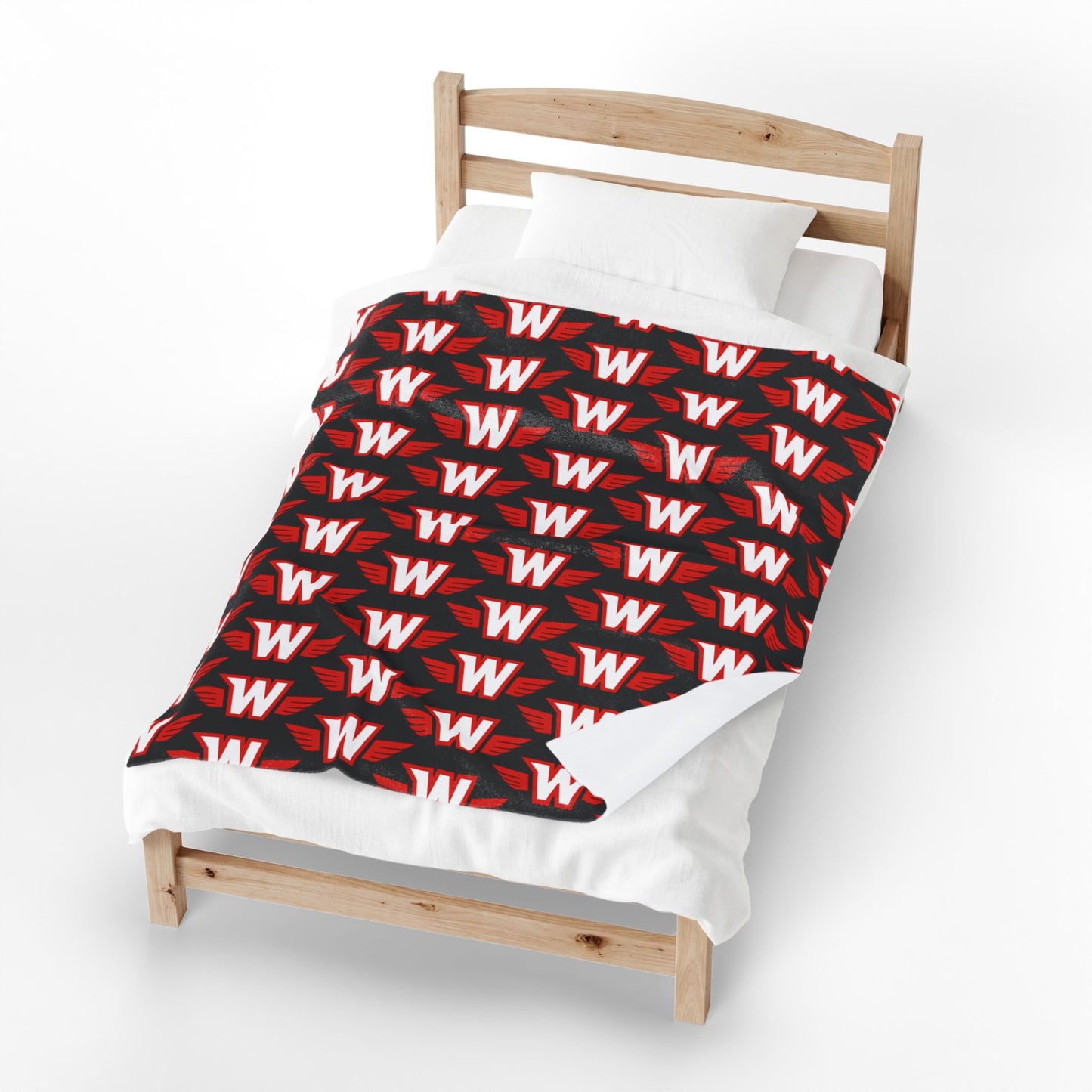 Velveteen Plush Blanket — Westonka Wings Up Blanket