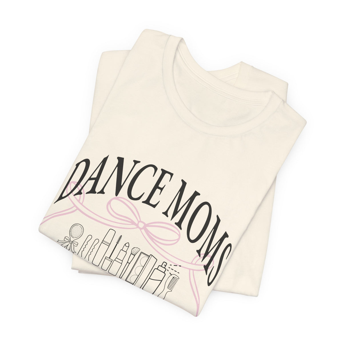 Dance Moms Social Club Tee | Ballet Beauty Icons, Pink Ribbon Script