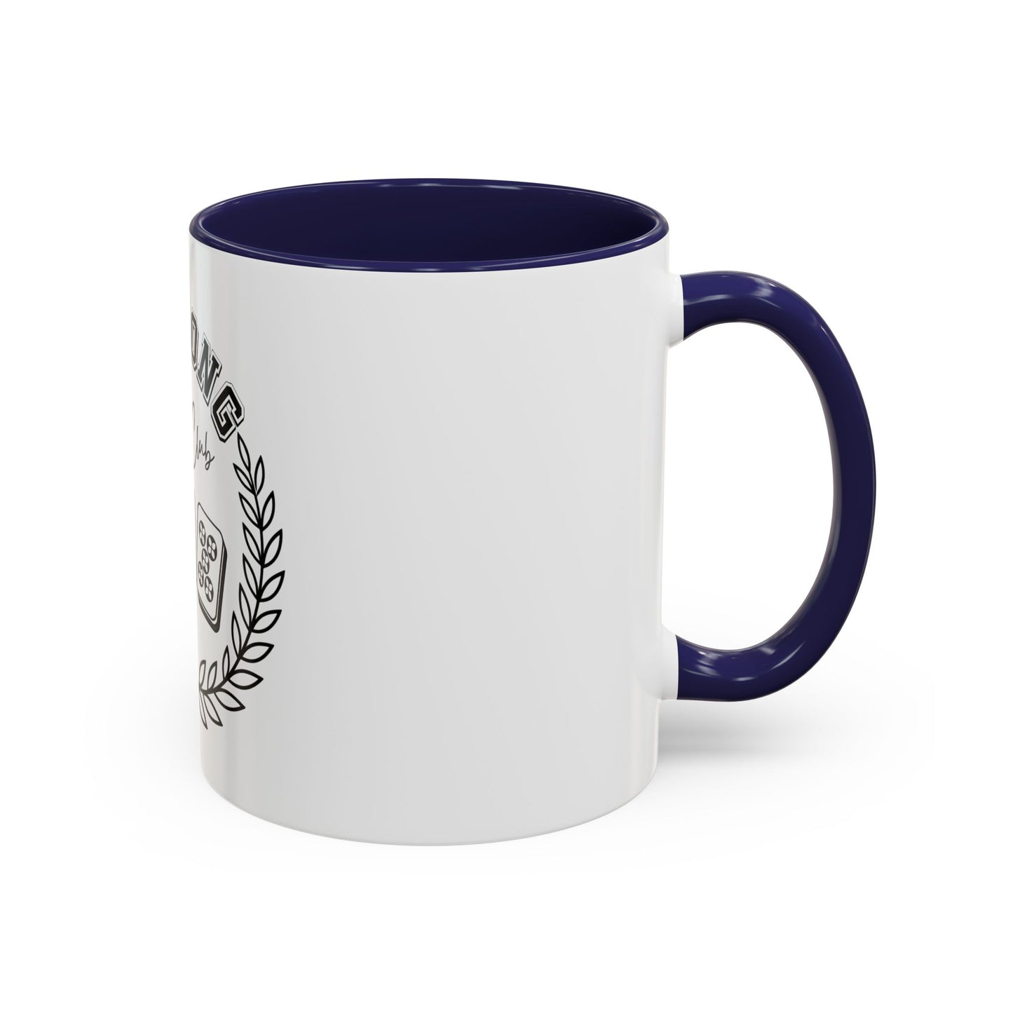 Mahjong Social Club Accent Coffee Mug — Mahjong Tiles Tea Cup (11/15oz)