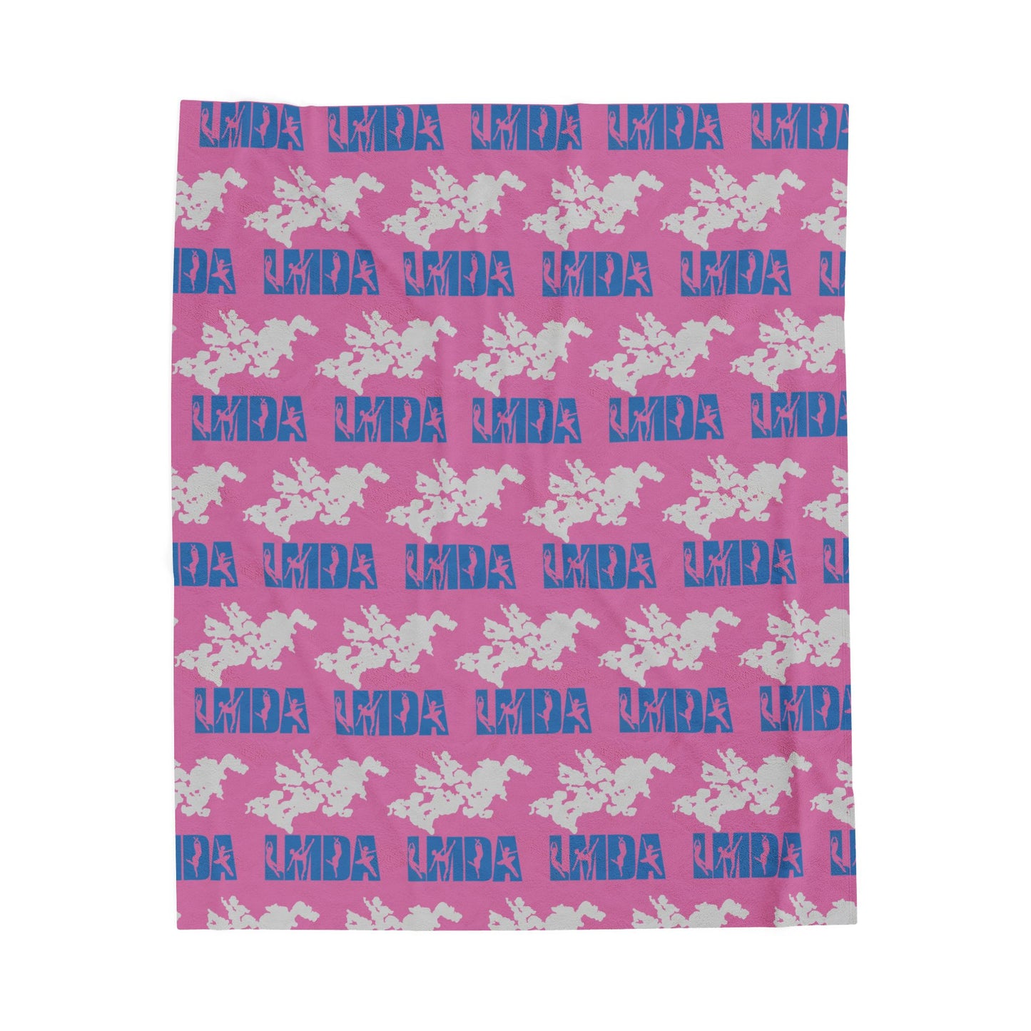 Plush Blanket — Pink LMDA Velveteen Throw