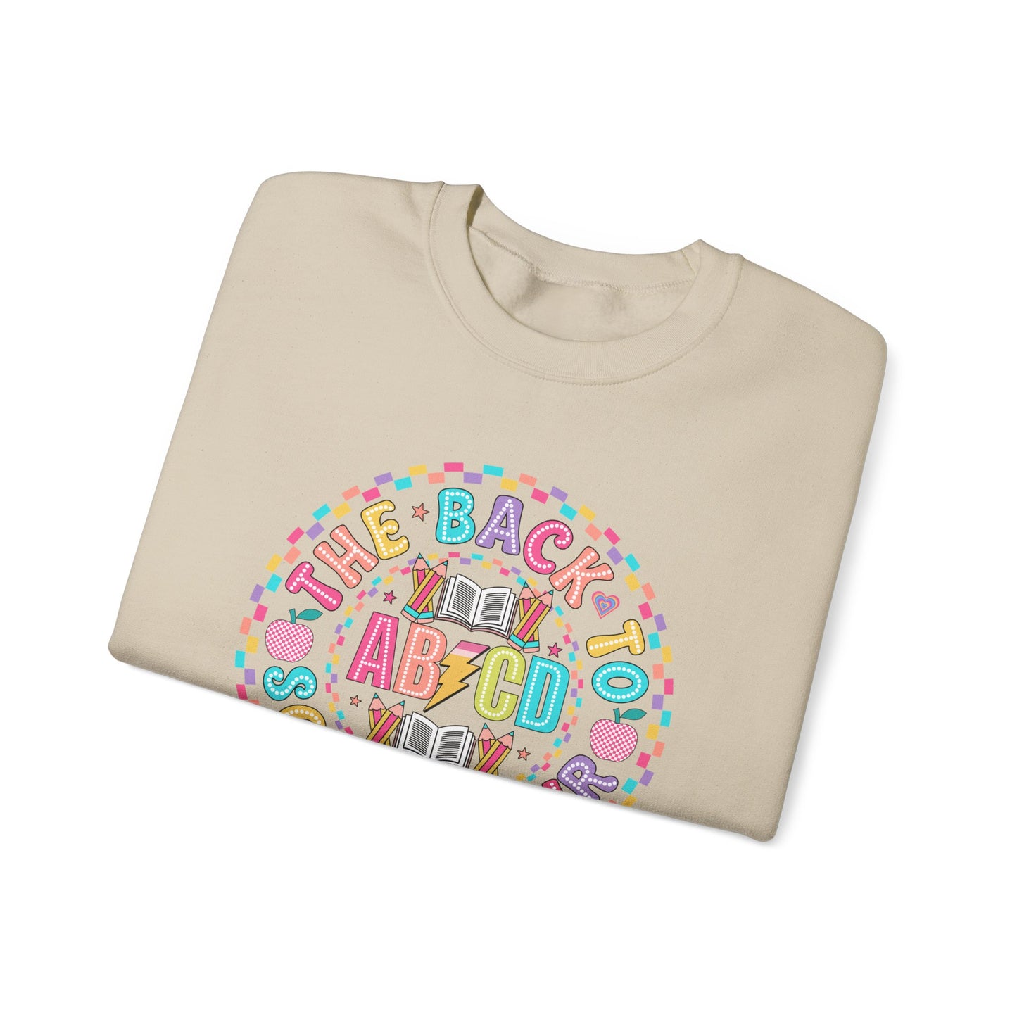 Back to School Crewneck Sweatshirt, Cozy School Apparel, Unisex Sweatshirt