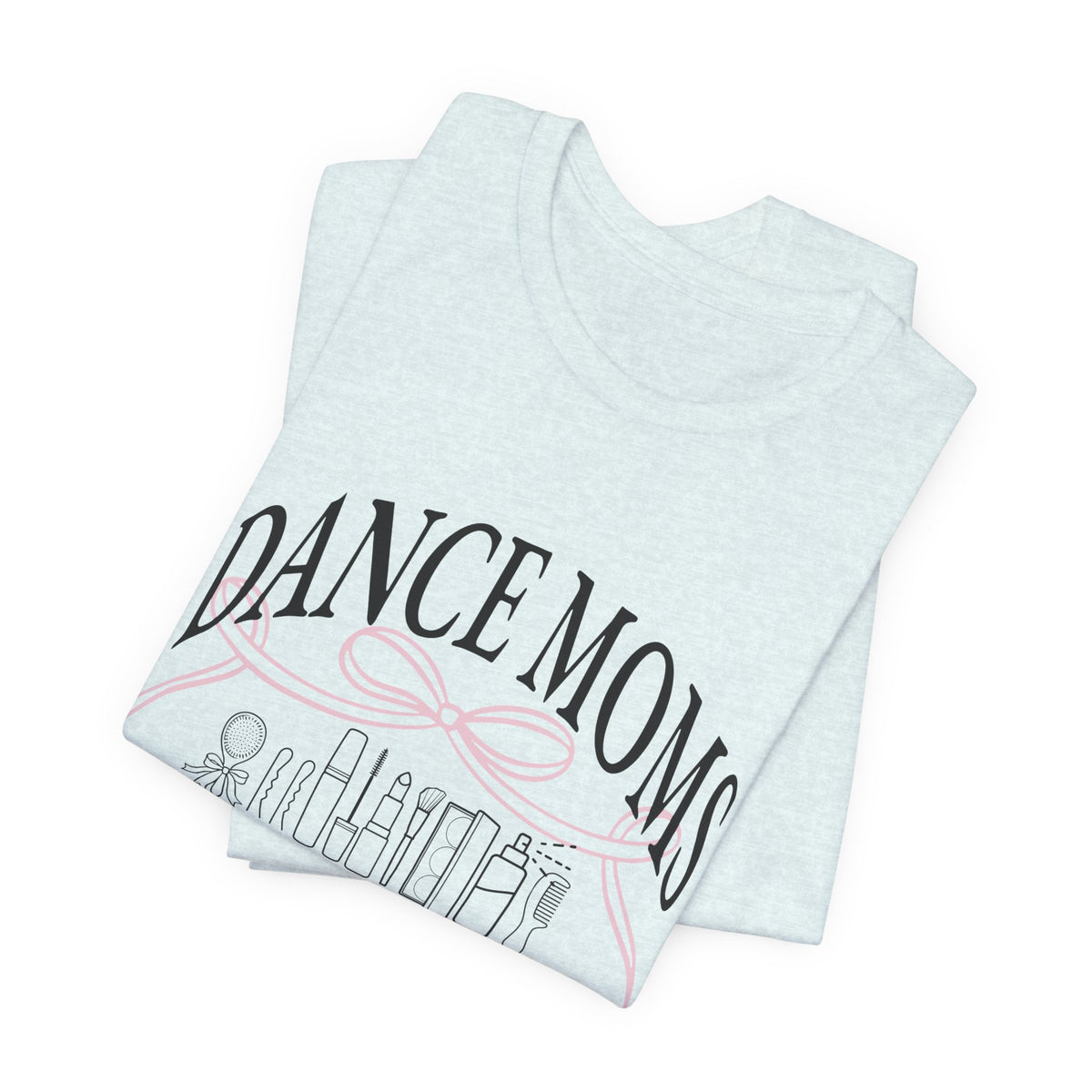 Dance Moms Social Club Tee | Ballet Beauty Icons, Pink Ribbon Script