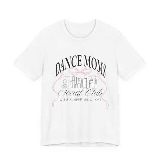 Dance Moms Social Club Tee | Ballet Beauty Icons, Pink Ribbon Script