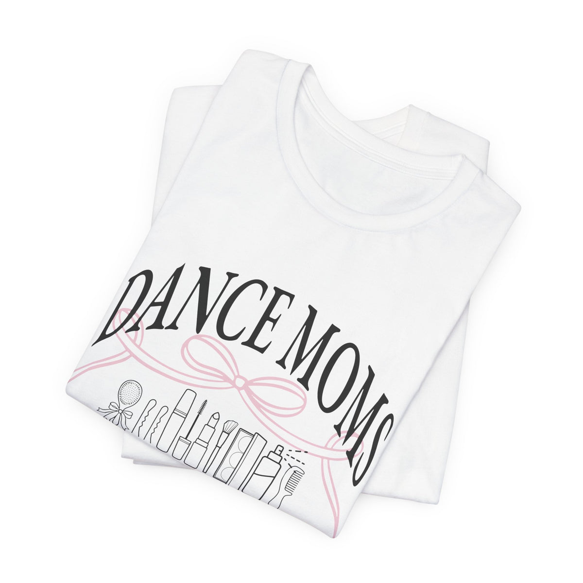 Dance Moms Social Club Tee | Ballet Beauty Icons, Pink Ribbon Script