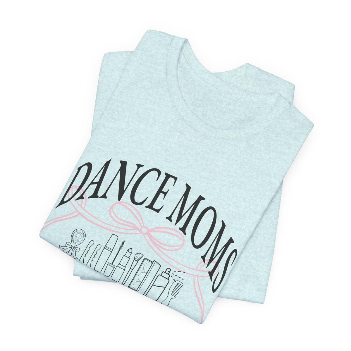 Dance Moms Social Club Tee | Ballet Beauty Icons, Pink Ribbon Script