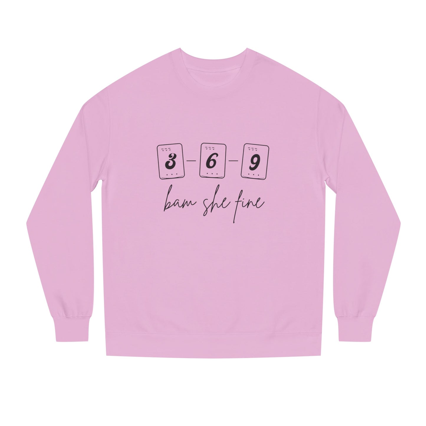 369 bam she fine Mahjong Crewneck Sweatshirt