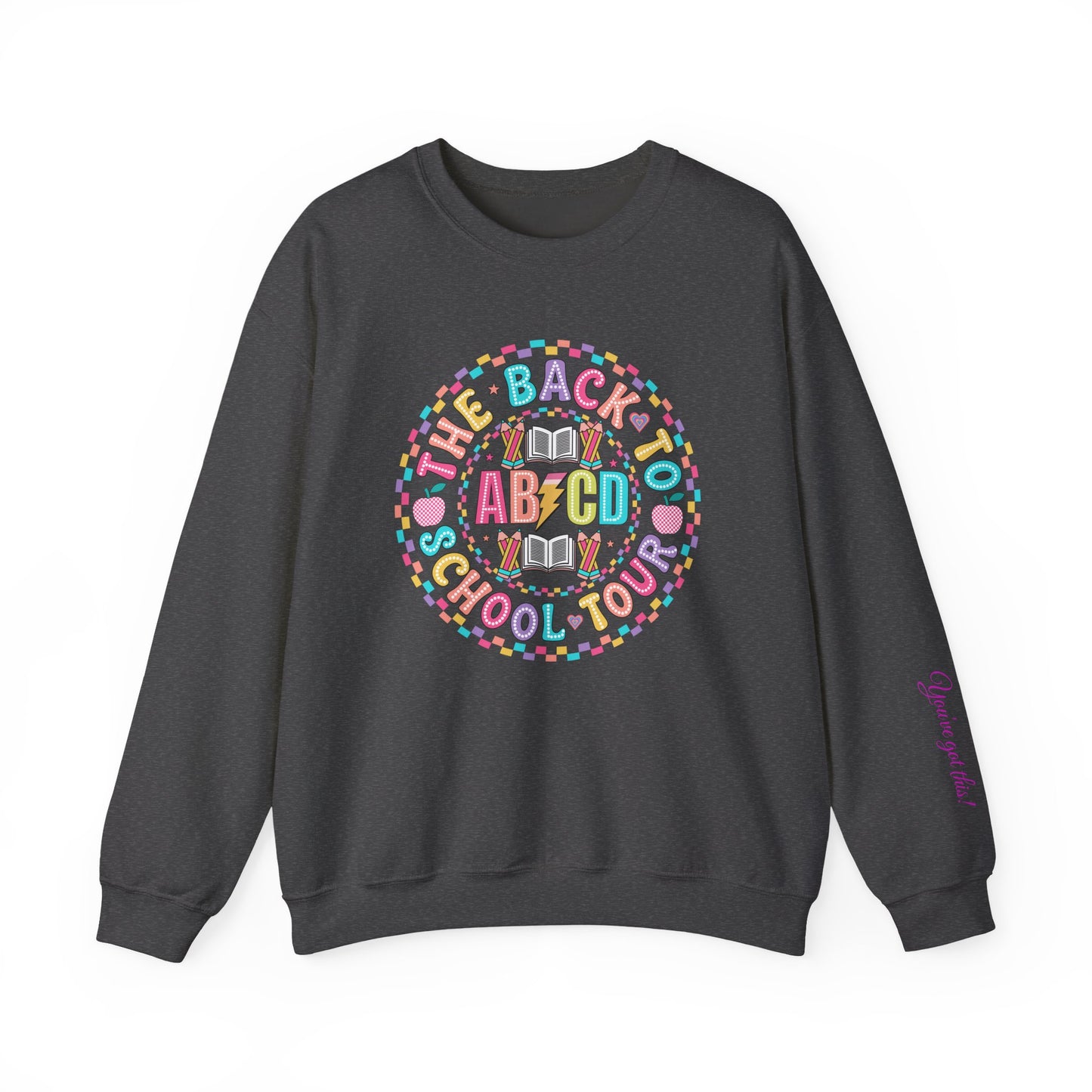 Back to School Crewneck Sweatshirt, Cozy School Apparel, Unisex Sweatshirt