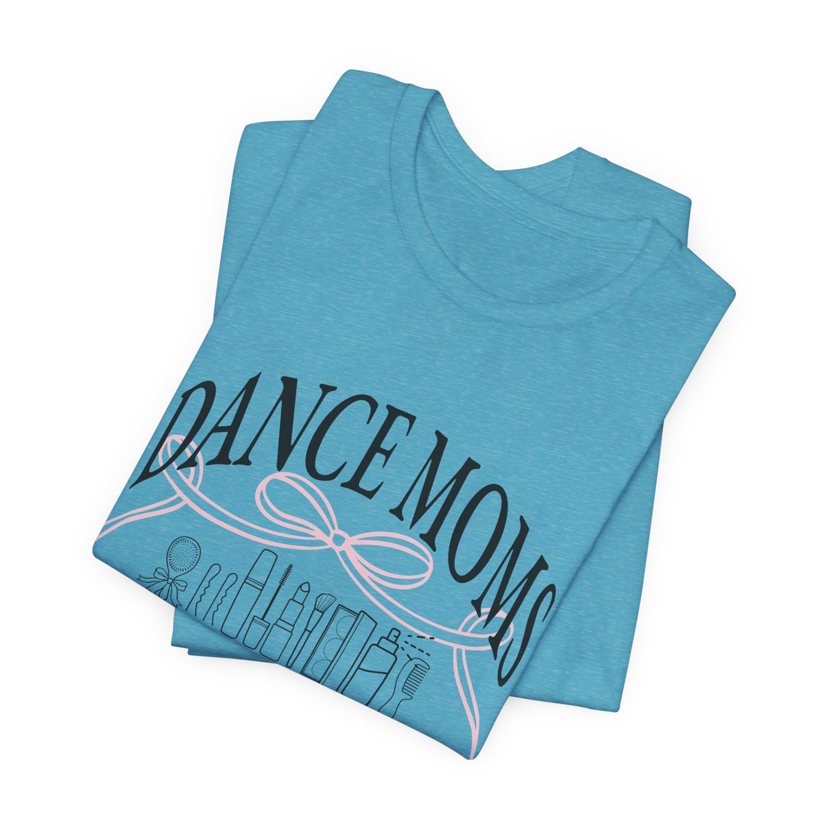 Dance Moms Social Club Tee | Ballet Beauty Icons, Pink Ribbon Script