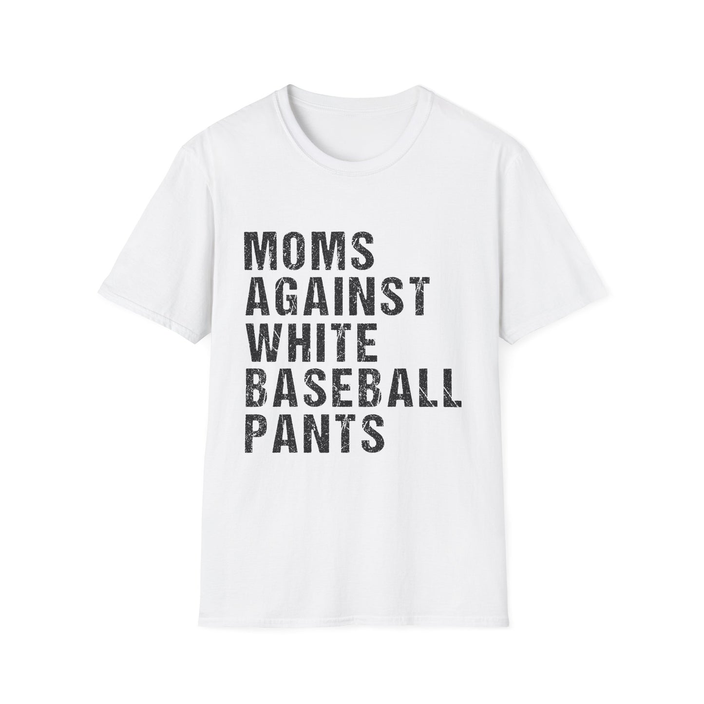 Baseball Mom Shirt, Moms Against White Baseball Pants Tee, Funny Baseball Mom Shirt, Travel Ball Mom Shirt, Game Day Tee