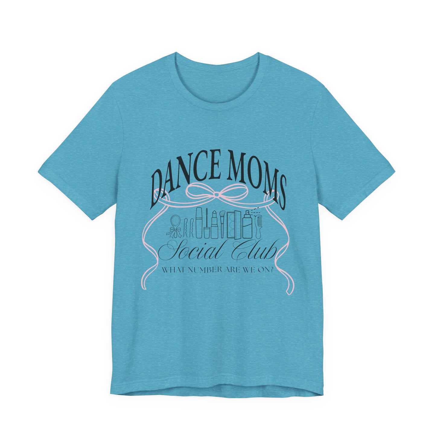 Dance Moms Social Club Tee | Ballet Beauty Icons, Pink Ribbon Script