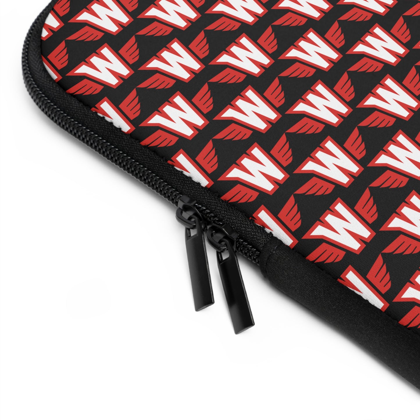 Stylish Laptop Sleeve with Bold Design, Gift for Students, Tech Lovers, Back to School, Personalized Laptop Case, Custom Computer Sleeve, Westonka White Hawks
