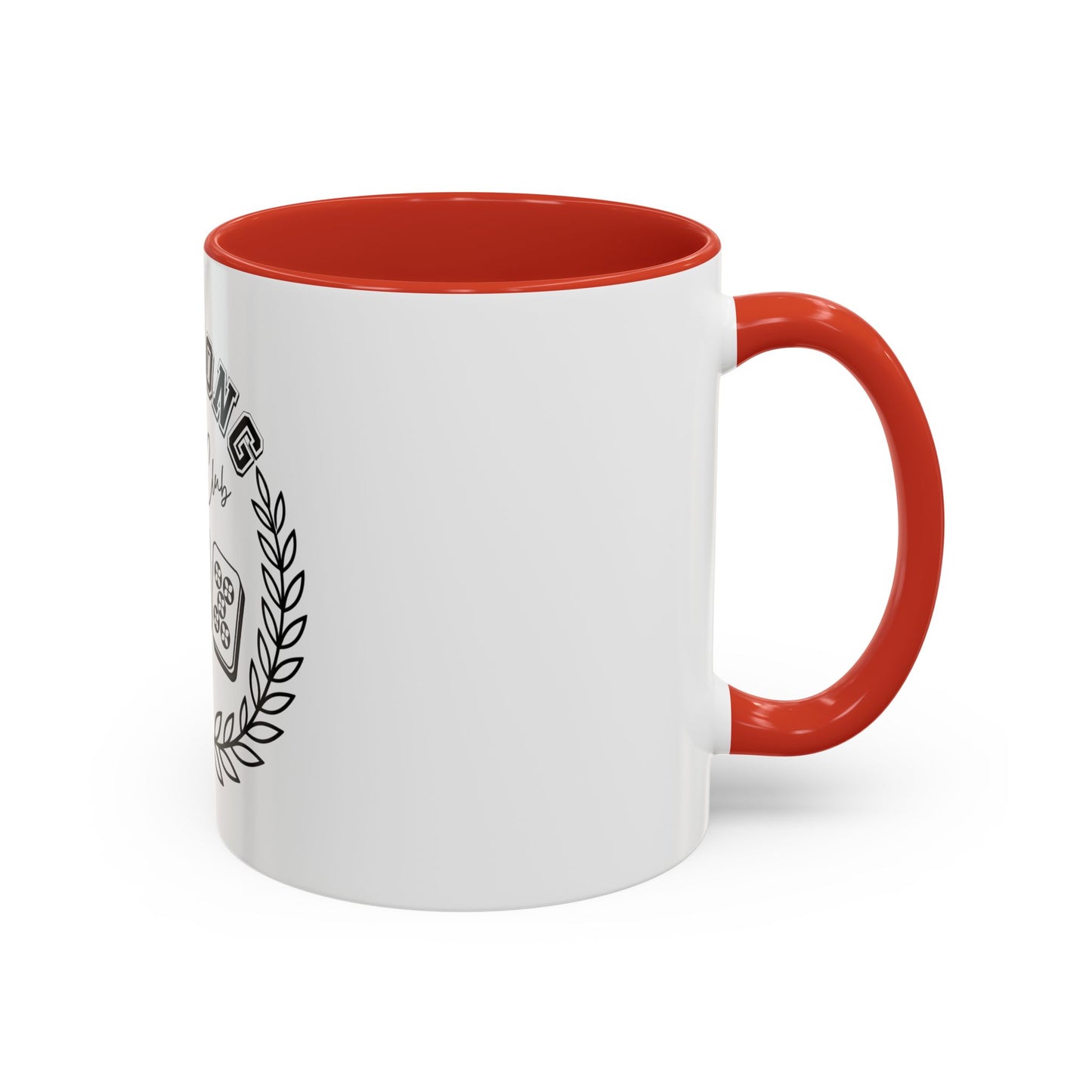 Mahjong Social Club Accent Coffee Mug — Mahjong Tiles Tea Cup (11/15oz)