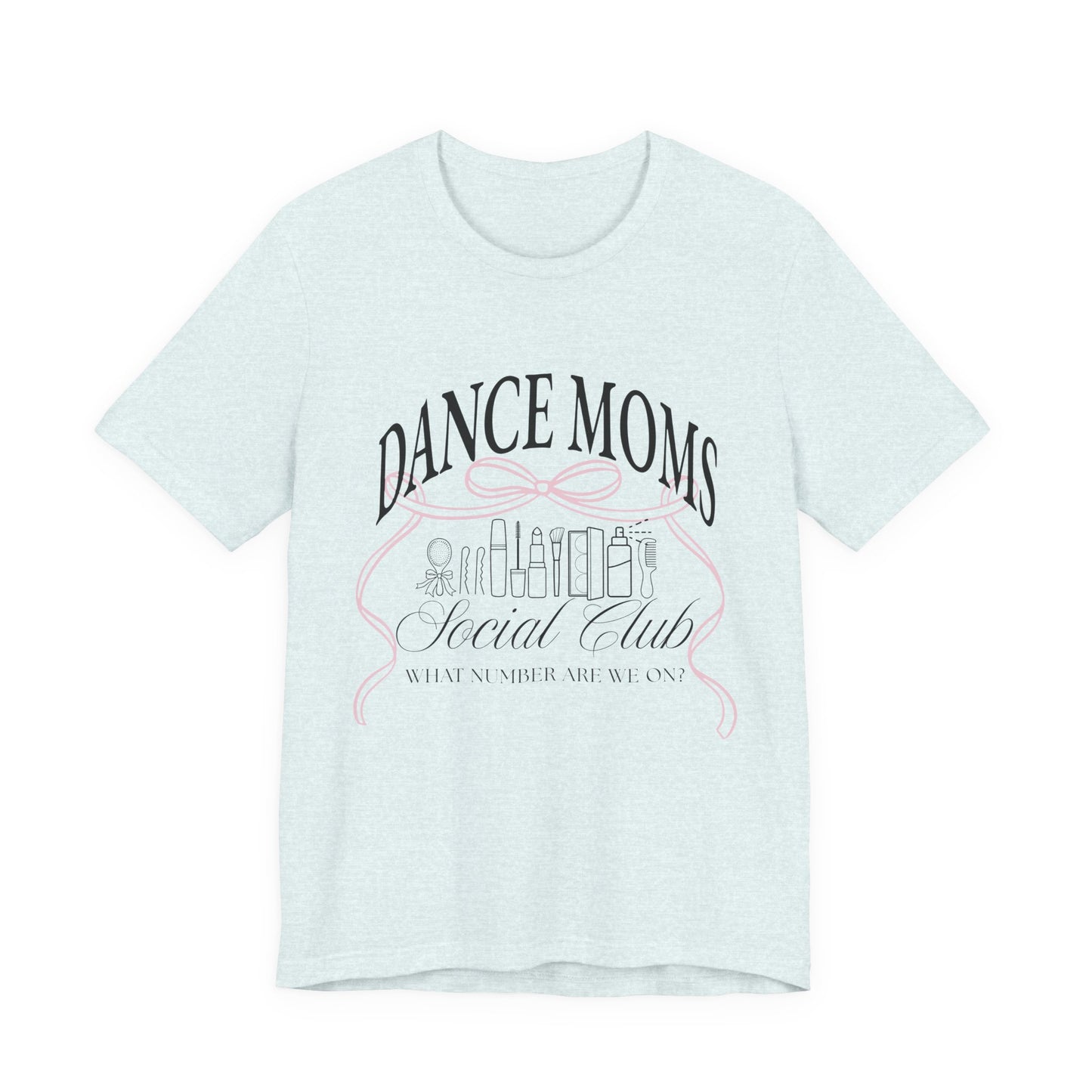 Dance Moms Social Club Tee | Ballet Beauty Icons, Pink Ribbon Script