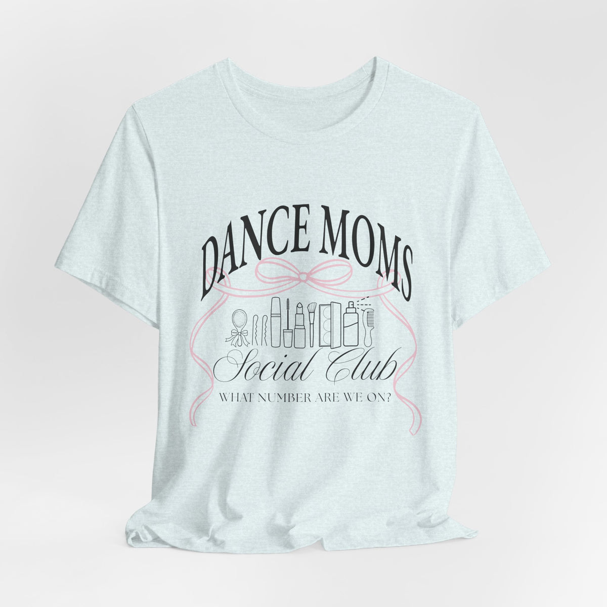 Dance Moms Social Club Tee | Ballet Beauty Icons, Pink Ribbon Script