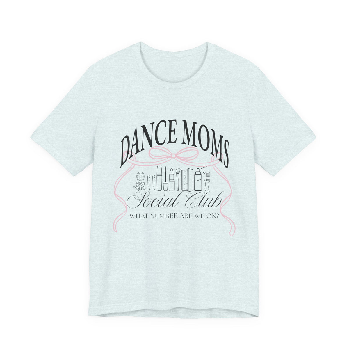 Dance Moms Social Club Tee | Ballet Beauty Icons, Pink Ribbon Script