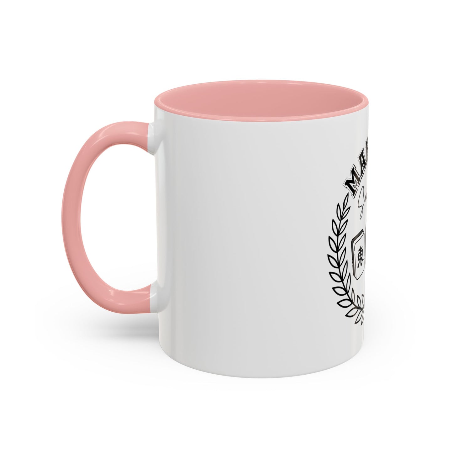 Mahjong Social Club Accent Coffee Mug — Mahjong Tiles Tea Cup (11/15oz)