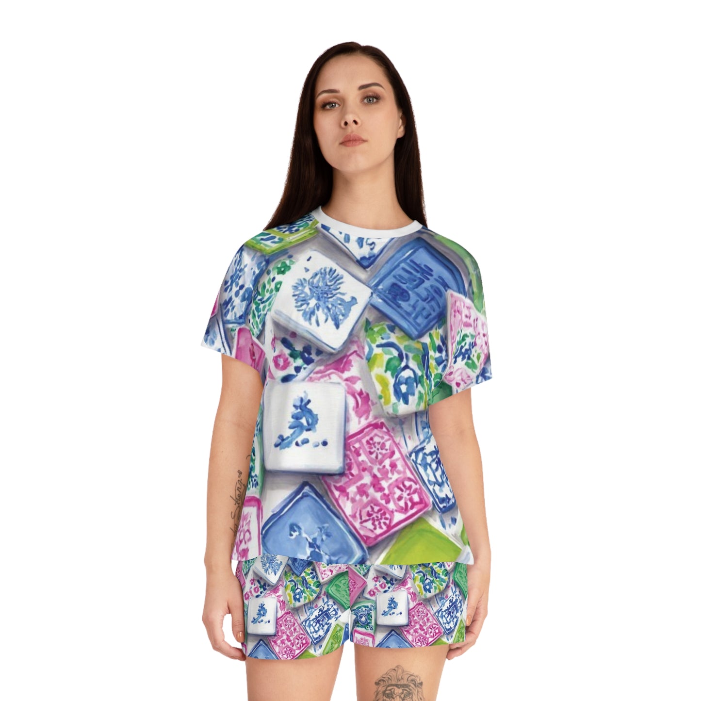 Women's Short Pajama Set (AOP)