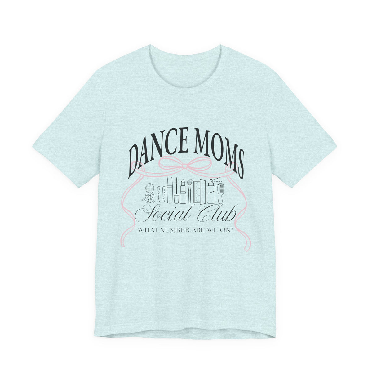 Dance Moms Social Club Tee | Ballet Beauty Icons, Pink Ribbon Script