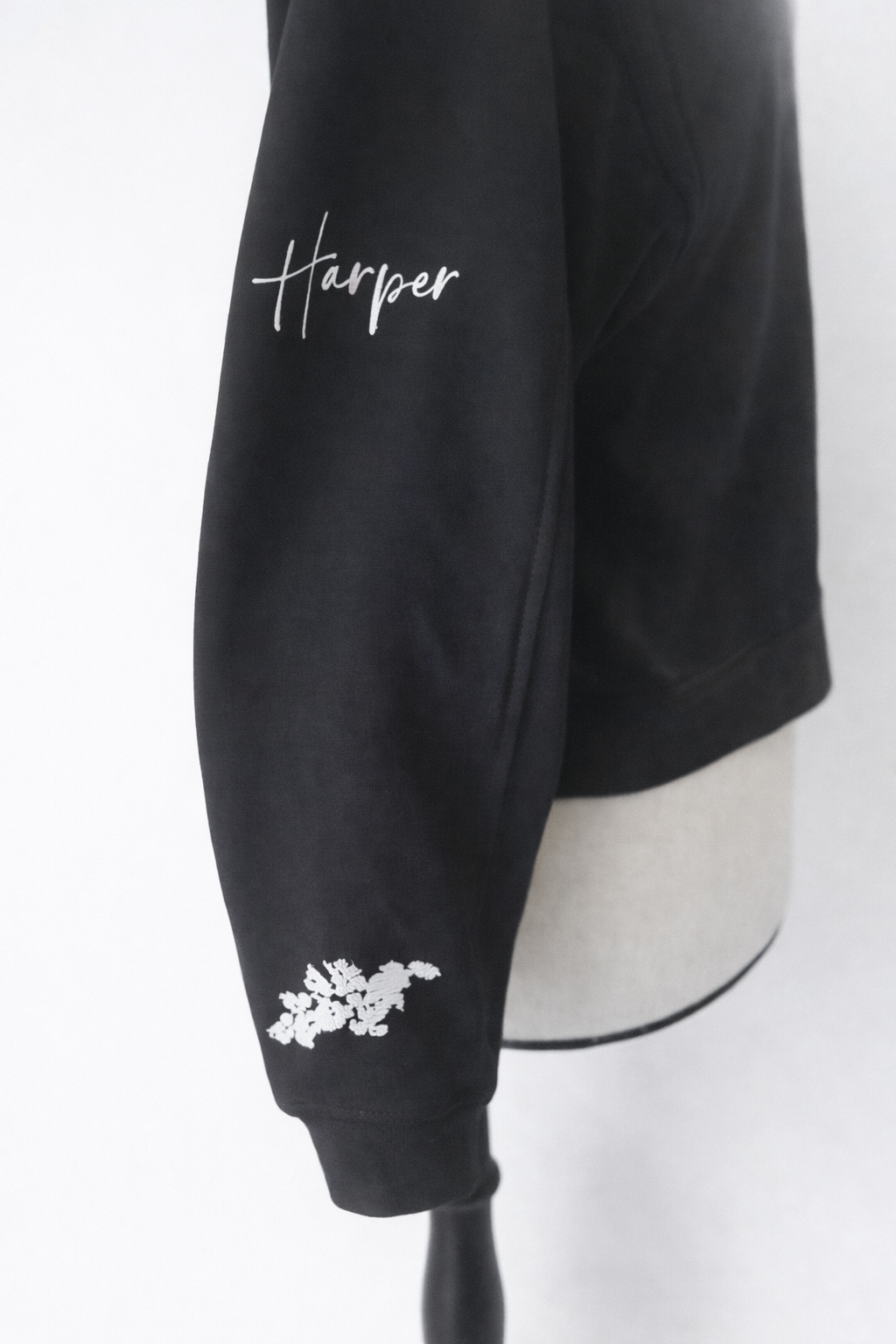 Scuba LMDA Hoodie with Black Puff Letters
