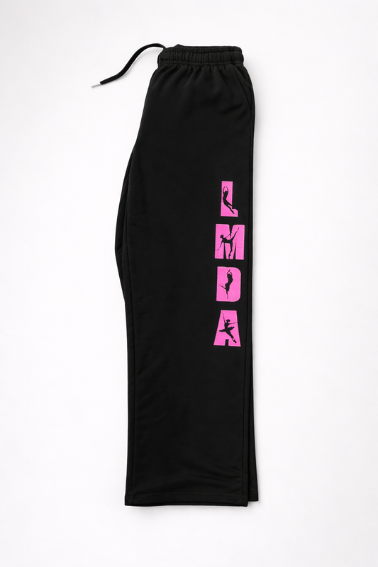 LMDA Sweatpants - LMDA with Dancers in Letters