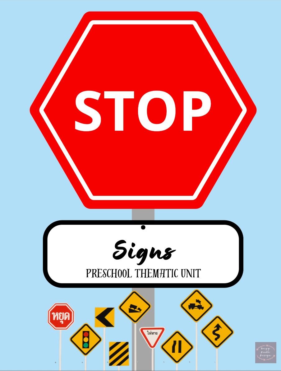 Signs Study Preschool Unit | Community, Safety & Communication
